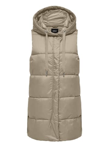 ONLY Kamizelka pikowana w kolorze beżowym