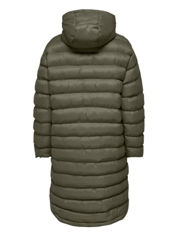ONLY Steppmantel in Khaki