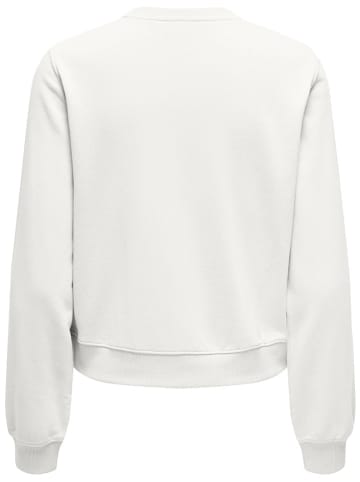 ONLY Sweatshirt in Weiß