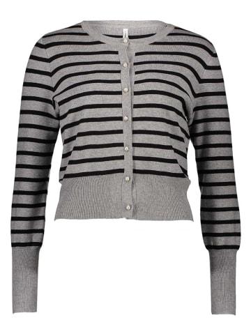 ONLY Cardigan in Grau/ Schwarz