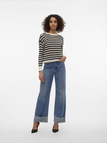 Vero Moda Sweter w kolorze biało-czarnym