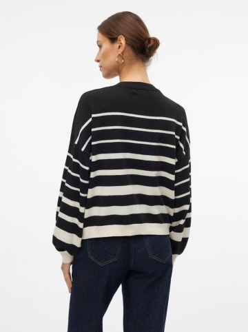 Vero Moda Pullover in Schwarz/ Weiß