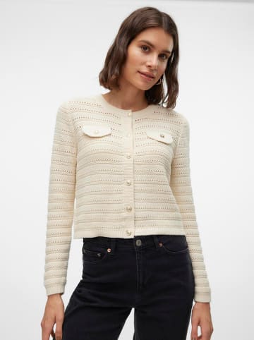 Vero Moda Kardigan w kolorze beżowym