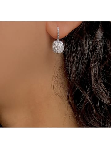 Les Petites Précieuses Silber-Ohrringe mit Edelsteinen