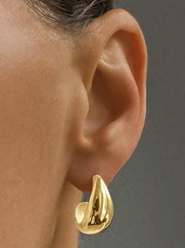 DI GIORGIO Vergold. Ohrstecker mit Edelsteinen