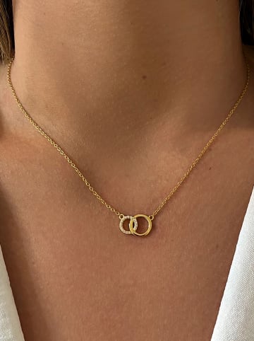 DI GIORGIO Vergulde ketting met sierelement - (L)39 cm