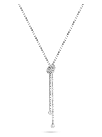 Nomad Silber-Halskette mit Schmuckelement - (L)40 cm