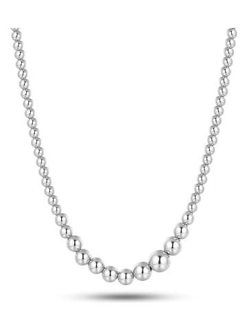 Eclat d'Argent Srebrny naszyjnik z elementami ozdobnymi - dł. 40 cm