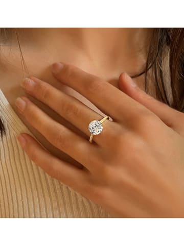 Les Favorites Vergulde ring met edelstenen