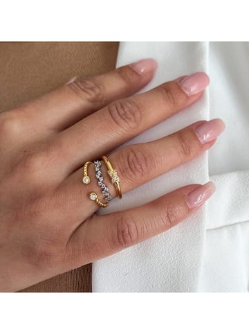 Les Petites Précieuses Zilveren ring met edelstenen