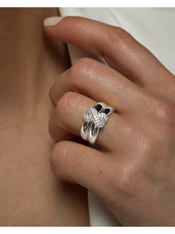 DI GIORGIO Silber-Ring mit Edelsteinen