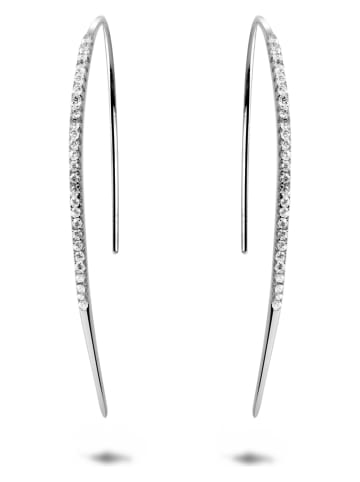 Eclat d'Argent Zilveren oorhangers met edelstenen