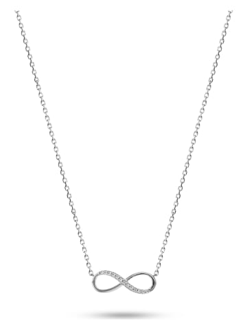 DI GIORGIO Srebrny naszyjnik z elementem ozdobnym - dł. 39 cm