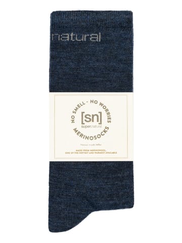 super.natural 2er-Set: Socken "All Day" in Dunkelblau