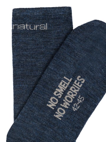 super.natural 2er-Set: Socken "All Day" in Dunkelblau
