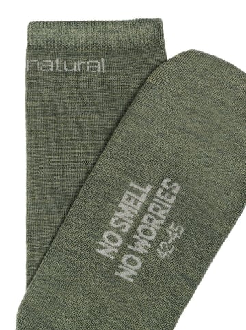 super.natural 2er-Set: Socken "All Day" in Khaki