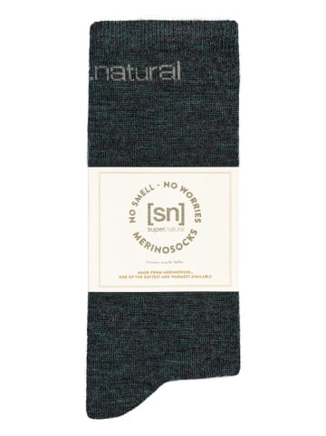 super.natural 2er-Set: Socken "All Day" in Schwarz/ Grün