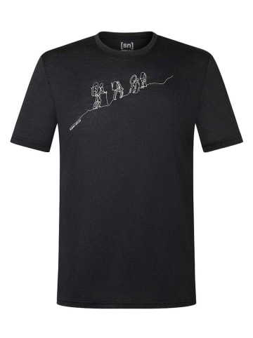 super.natural Shirt "Hiking" in Schwarz
