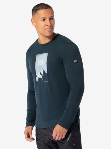 super.natural Funktionslongsleeve "2 Pitch" in Dunkelblau