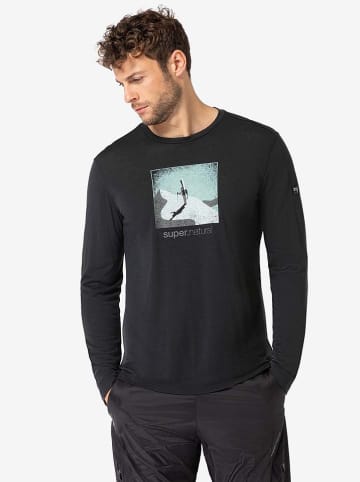 super.natural Functionele longsleeve "Almost Done" zwart