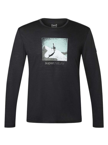super.natural Functionele longsleeve "Almost Done" zwart