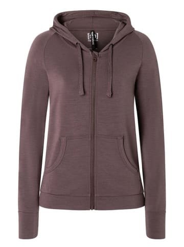 super.natural Sweatjacke "Everyday" in Braun