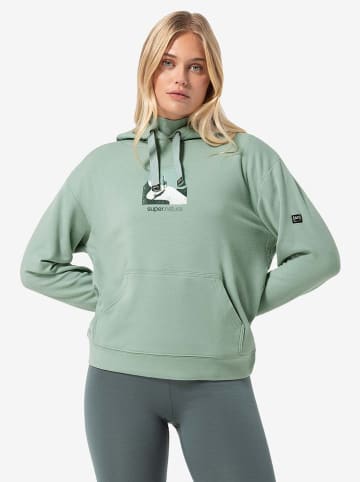 super.natural Hoodie "Almost Done" groen