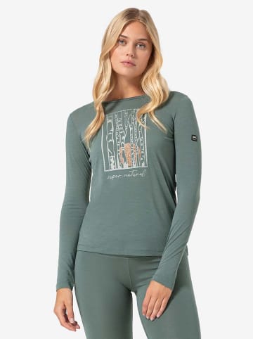 super.natural Funktionslongsleeve "Sunbirch" in Mint