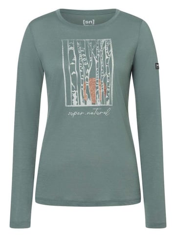 super.natural Funktionslongsleeve "Sunbirch" in Mint