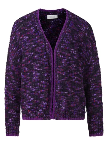 Rich & Royal Cardigan in Lila/ Schwarz