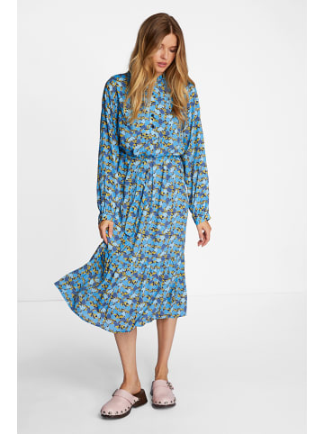 Rich & Royal Kleid in Blau/ Gelb
