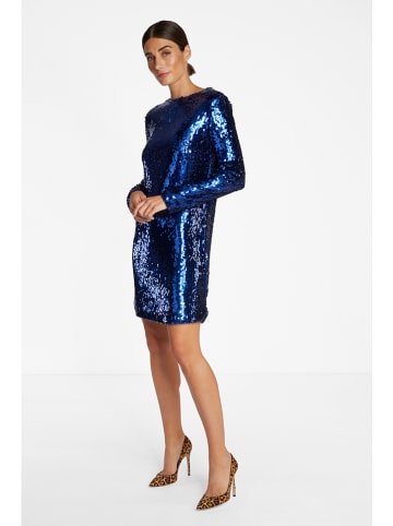 Rich & Royal Paillettenkleid in Blau