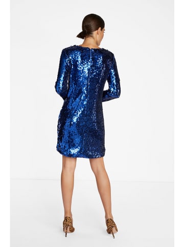 Rich & Royal Paillettenkleid in Blau