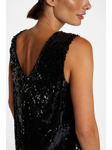 Rich & Royal Paillettentop in Schwarz