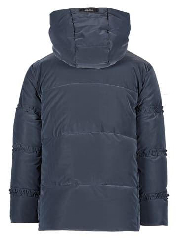 Le Chic Doorgestikte jas "Babe" donkerblauw