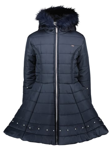 Le Chic Płaszcz pikowany "Belia" w kolorze granatowym