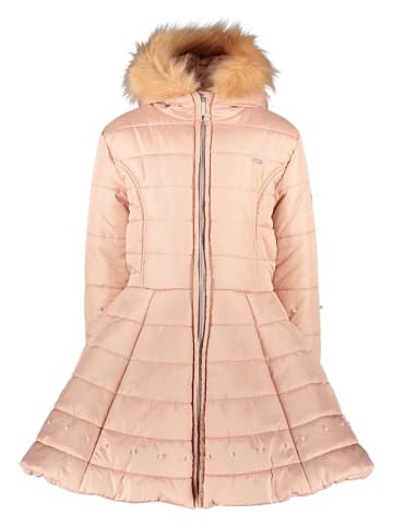 Le Chic Doorgestikte mantel "Belia" lichtroze