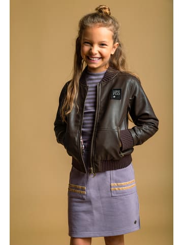 Like Flo Kunstleren blouson "Like Flo Flo" bruin