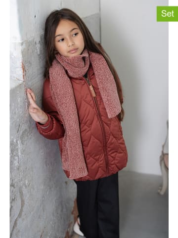 NONO 2-delige winteraccessoiresset "NoNo Raya" lichtroze