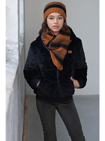 No-bell Wende-Teddyjacke "NoBell' Between" in Schwarz