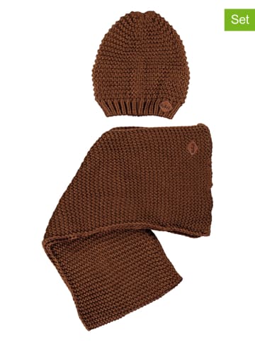 No-bell 2-delige winteraccessoiresset "NoBell' Ray" bruin