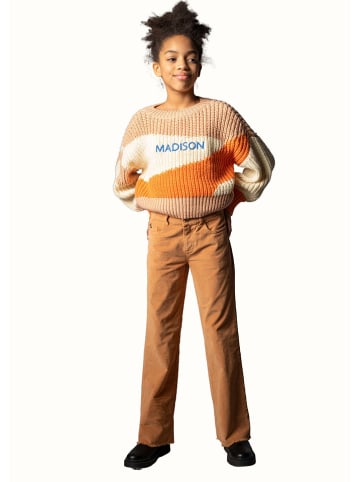 Street Called Madison Pullover "Beep" in Orange
