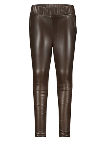 Like Flo Kunstlederhose "Jaylin" in Braun