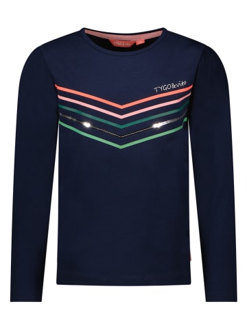 Tygo & Vito Longsleeve "Tygo&Vito" in Dunkelblau