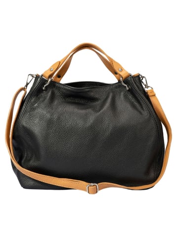 Florence Bags Henkeltasche in Schwarz - (B)33 x (H)28 x (T)16 cm