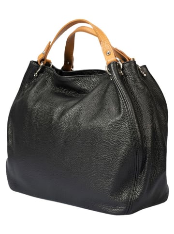 Florence Bags Henkeltasche in Schwarz - (B)33 x (H)28 x (T)16 cm