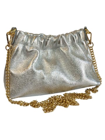 ORE10 Schoudertas zilverkleurig - (B)23 x (H)14 x (D)8 cm