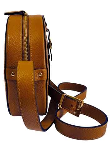 ORE10 Schoudertas lichtbruin - (B)24 x (H)21 x (D)7 cm