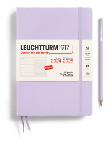 LEUCHTTURM1917 Weekkalender & notitieboek paars - (B)14,5 x (H)21 cm