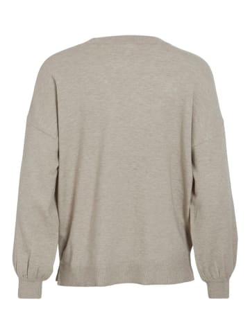 Vila Pullover "Comfy" in Grau